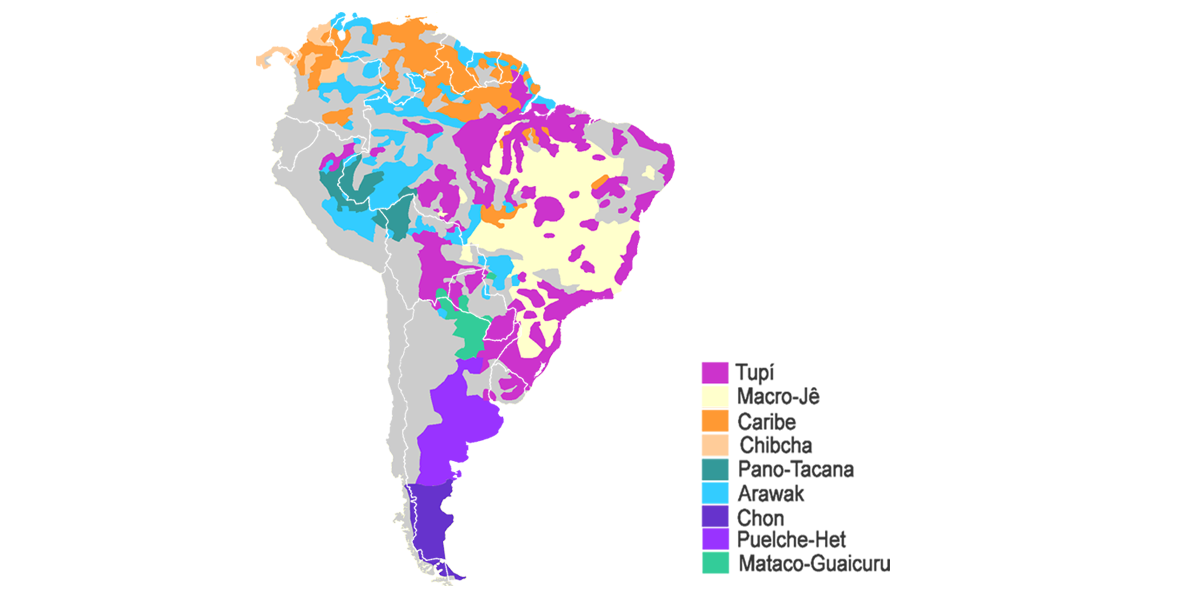 mapa linguas nativas